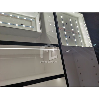 T4 LED Light Skin Care Counter For Cosmetic Shop 16mm MDF