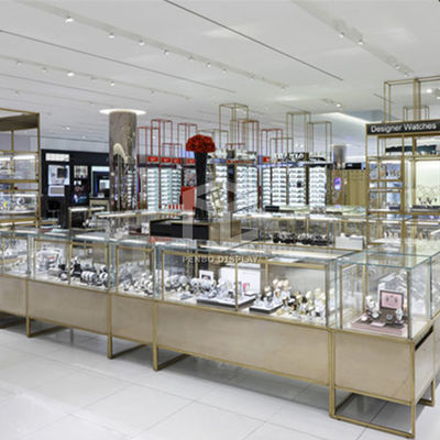600mm Width Wooden Watch Shop Furniture Display Cases 9mm Thick MDF