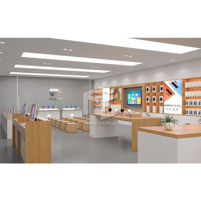 OEM MDF Mobile Phone Display Shelf Cellphone Accessories Retail Store Stand